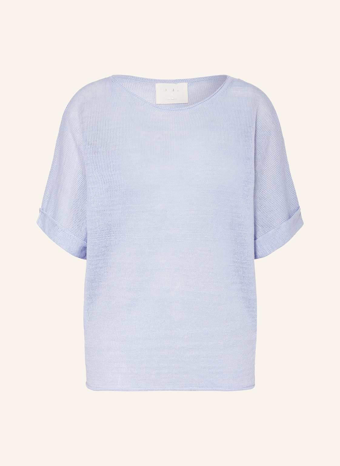 Oui Oversized-Strickshirt Aus Leinen blau Oui Oversized-Strickshirt Aus Leinen blau von Oui