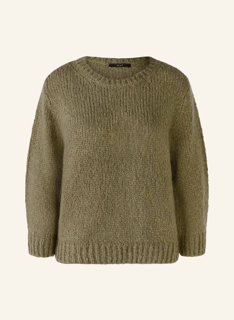 Oui Pullover Mit 3/4-Arm gruen von Oui