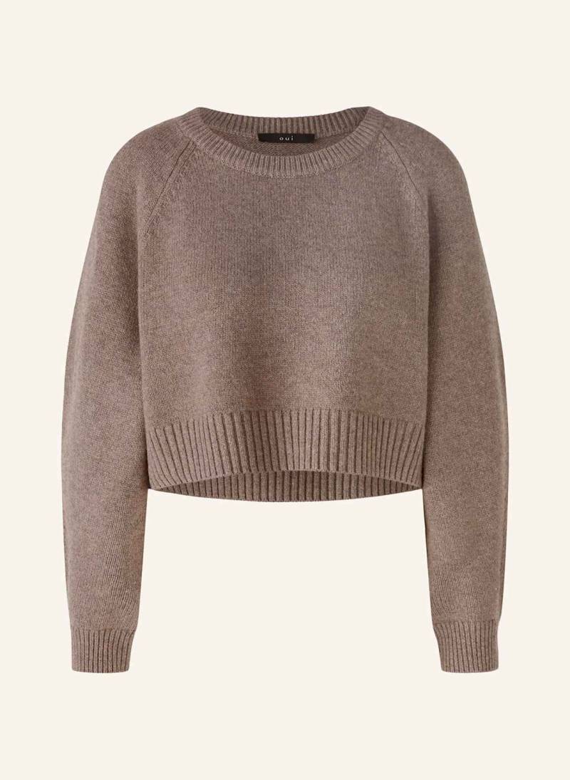 Oui Pullover beige von Oui