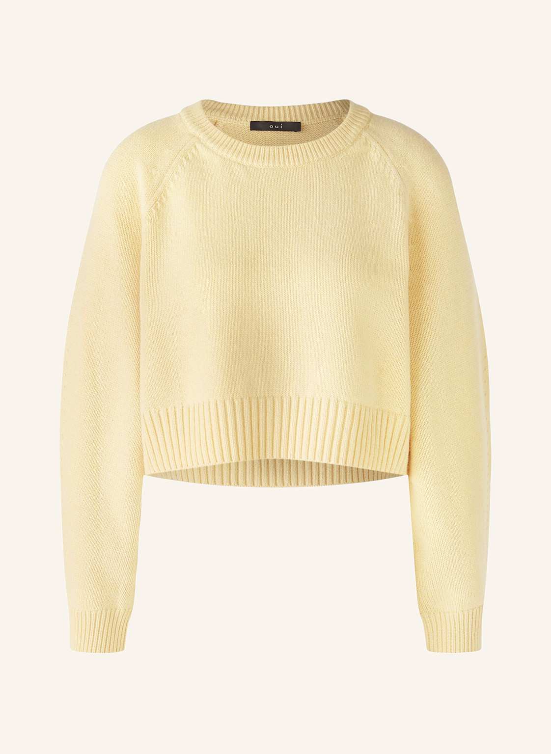 Oui Pullover beige von Oui