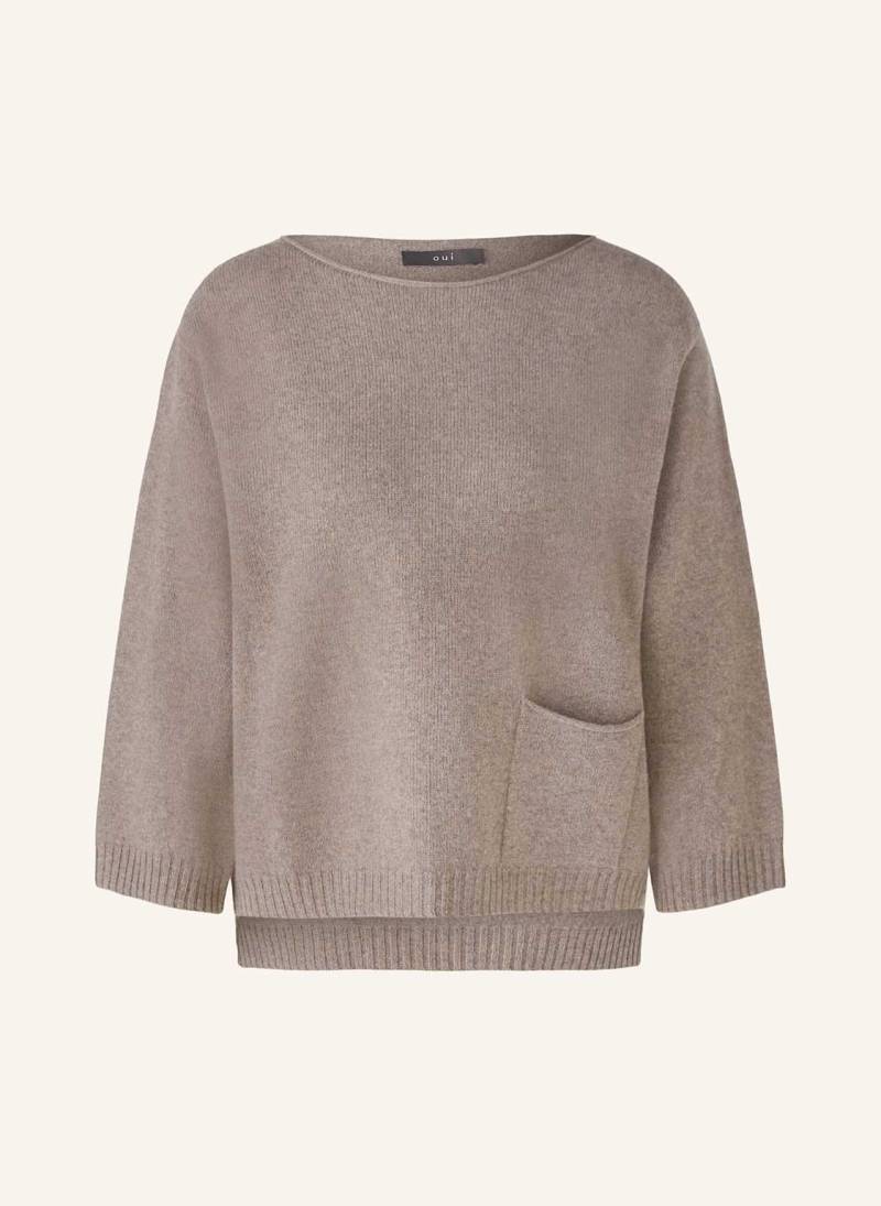 Oui Pullover beige von Oui