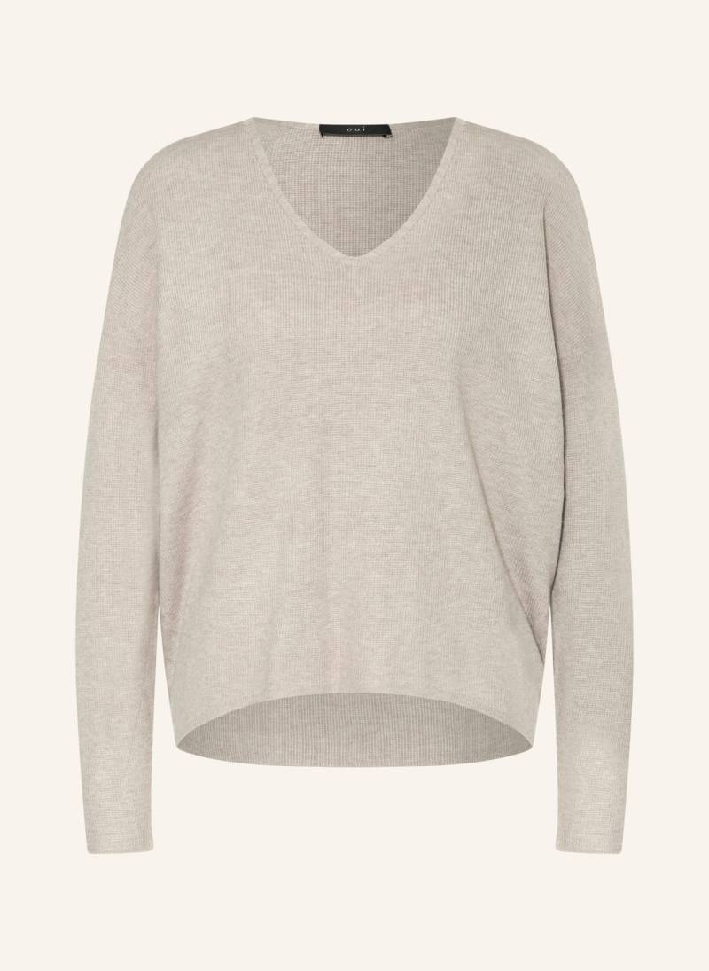 Oui Pullover beige von Oui