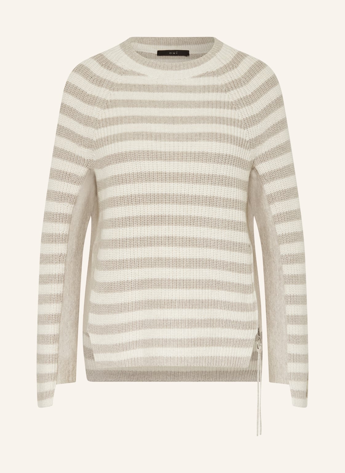 Oui Pullover beige von Oui