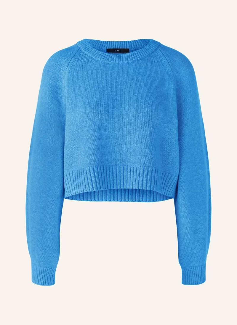 Oui Pullover blau von Oui