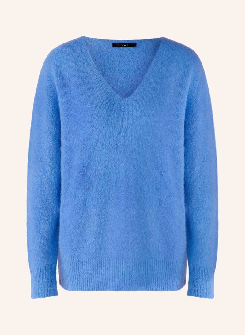 Oui Pullover blau von Oui