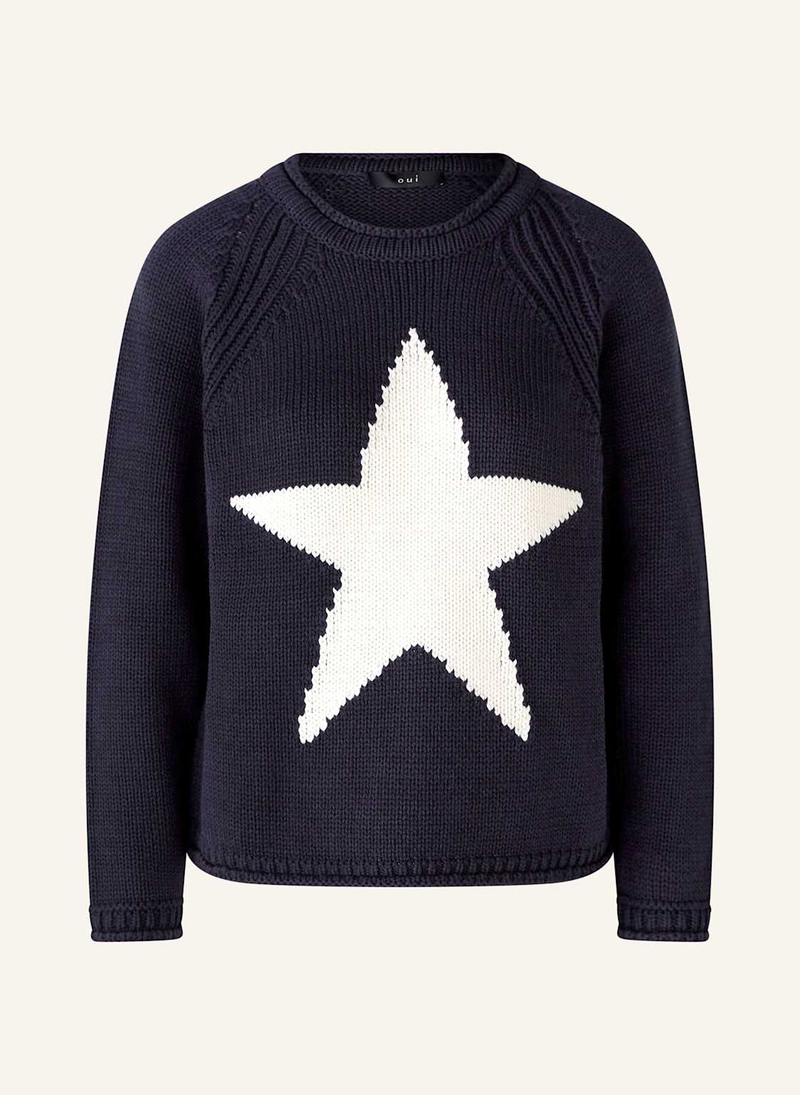 Oui Pullover blau von Oui