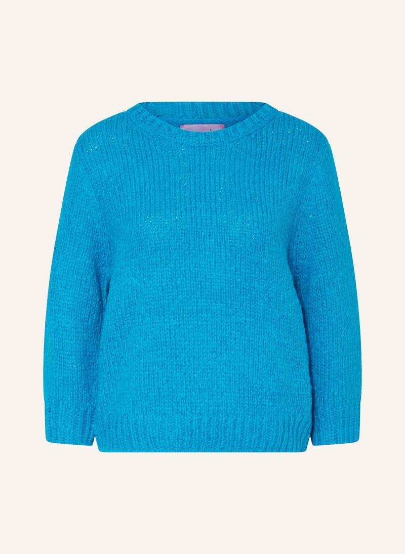 Oui Pullover blau von Oui