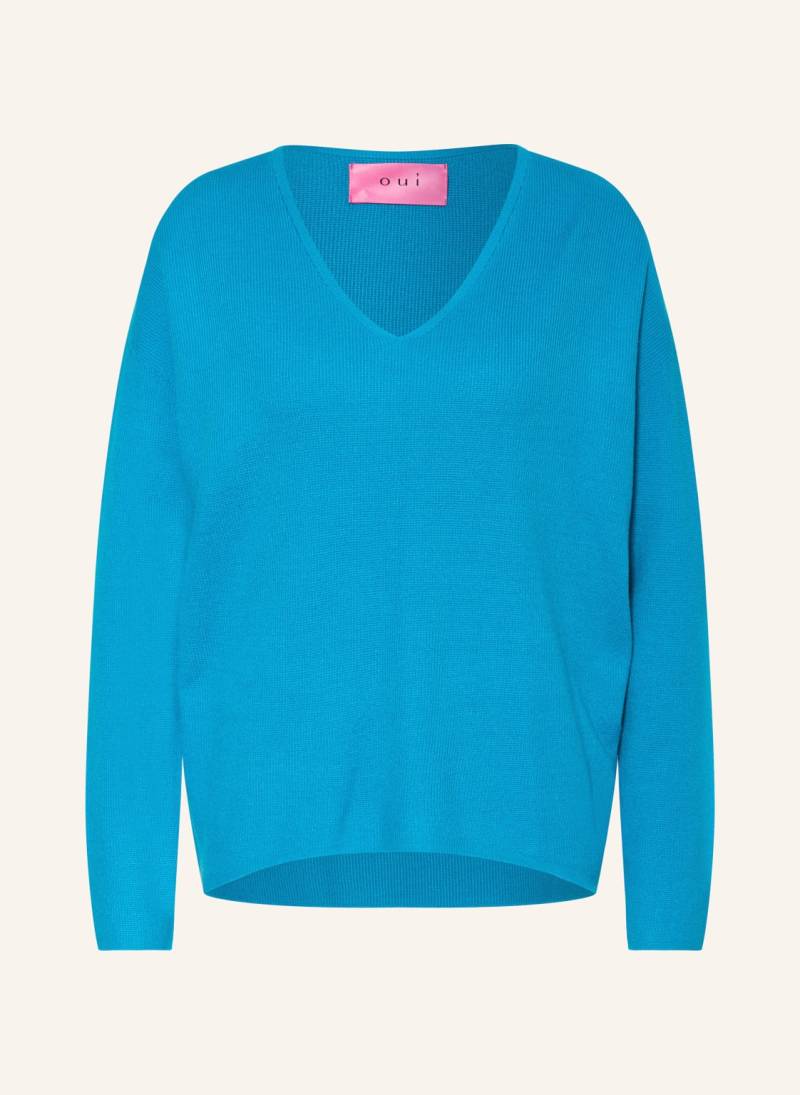 Oui Pullover blau von Oui