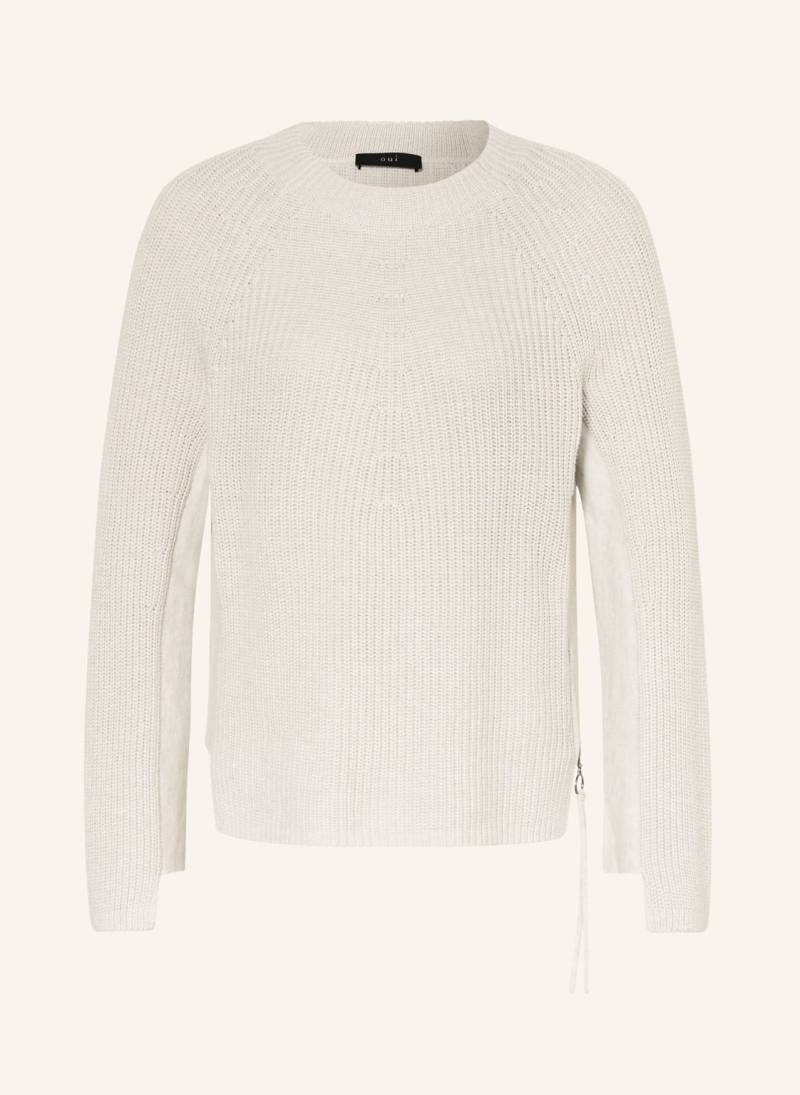 Oui Pullover beige von Oui