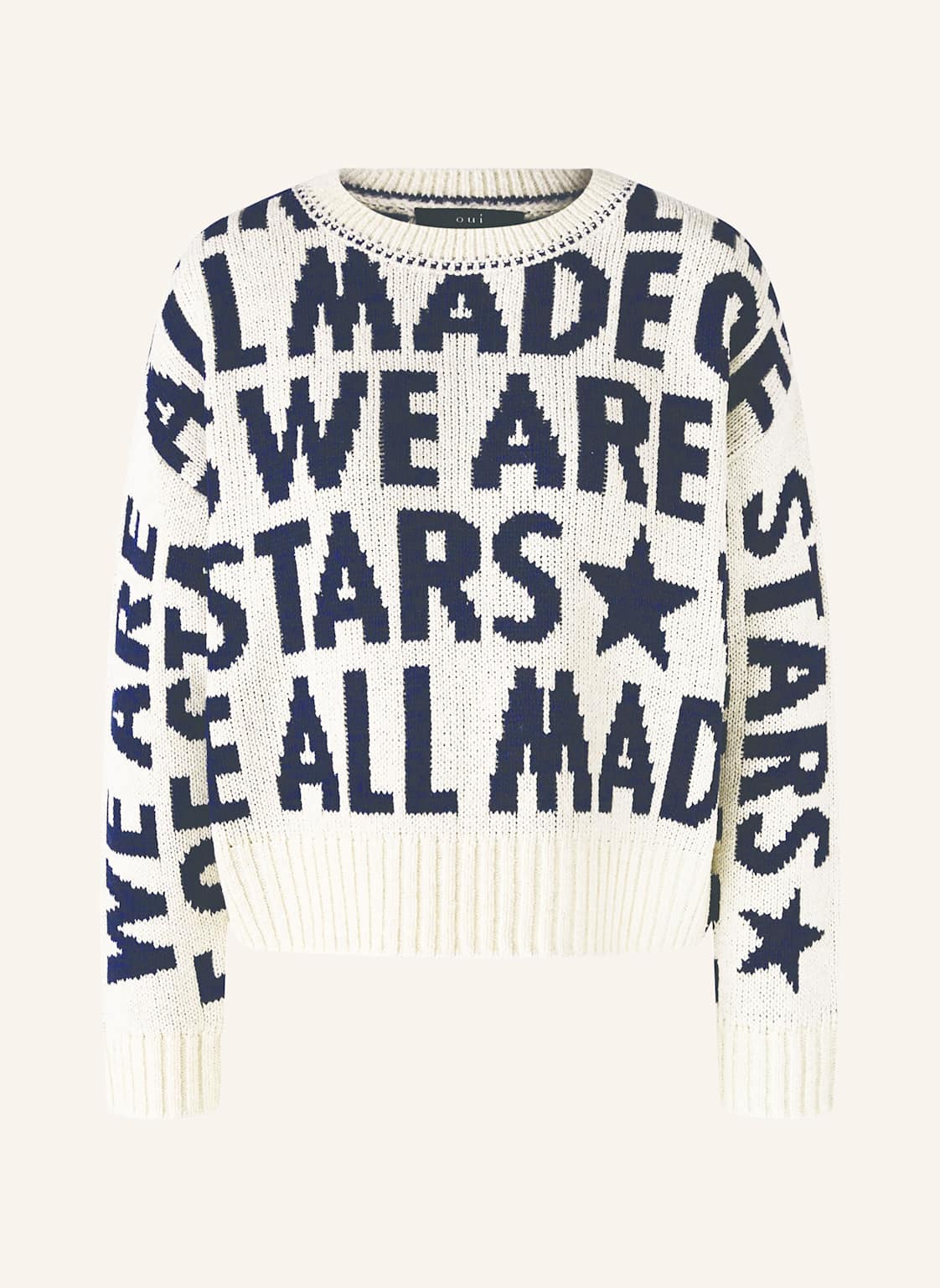 Oui Pullover weiss von Oui