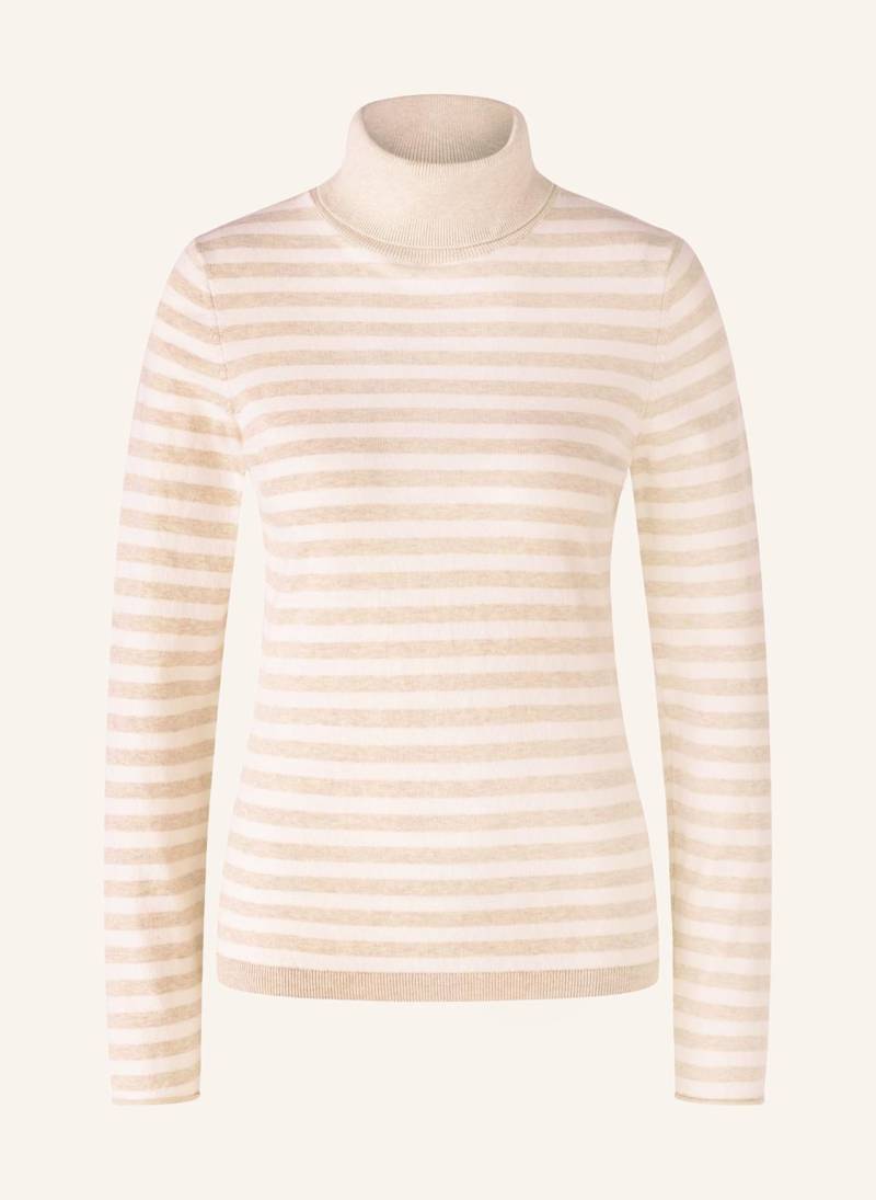 Oui Rollkragenpullover beige von Oui