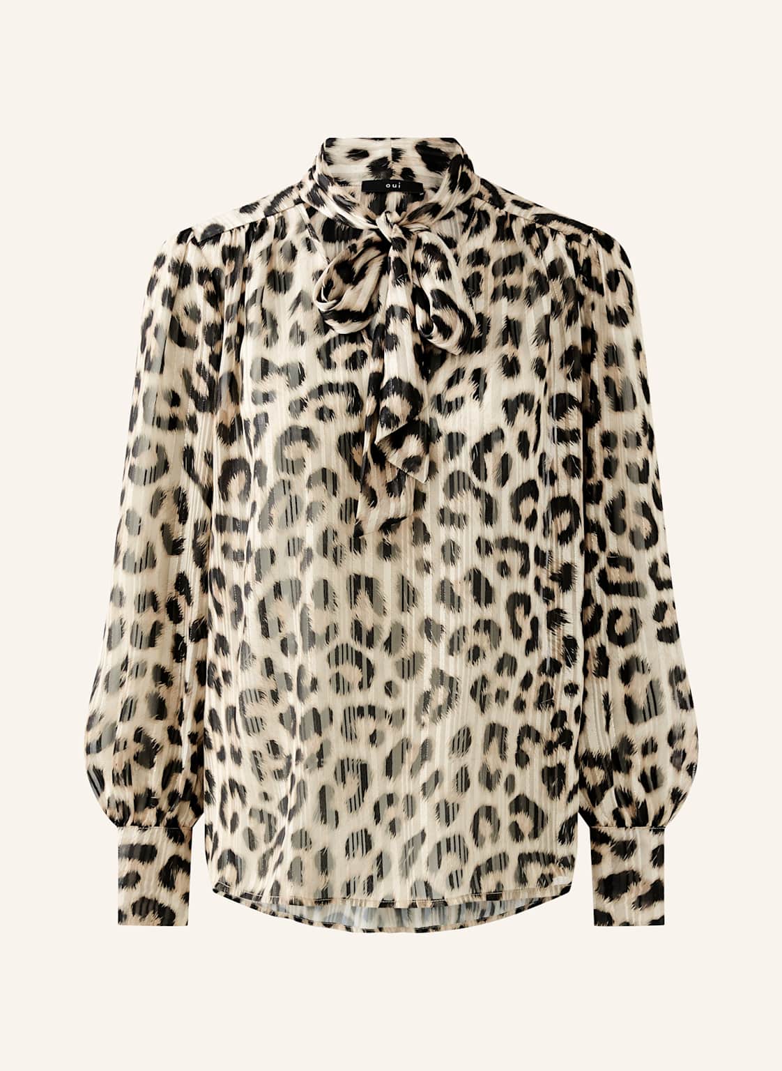 Oui Schluppenbluse Mit Glitzergarn braun Oui Schluppenbluse Mit Glitzergarn braun von Oui