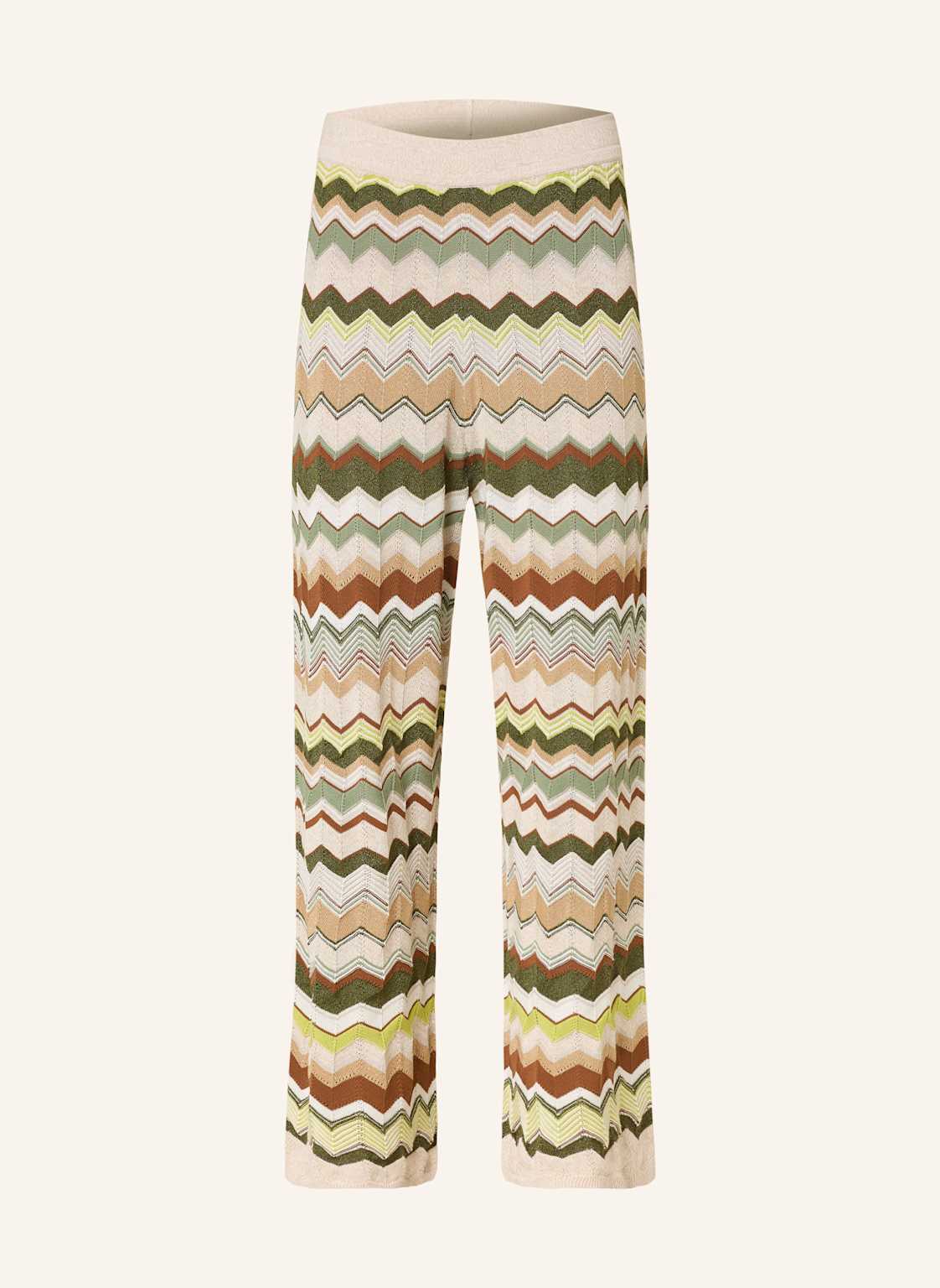 Oui Strickhose Mit Glitzergarn beige Oui Strickhose Mit Glitzergarn beige von Oui
