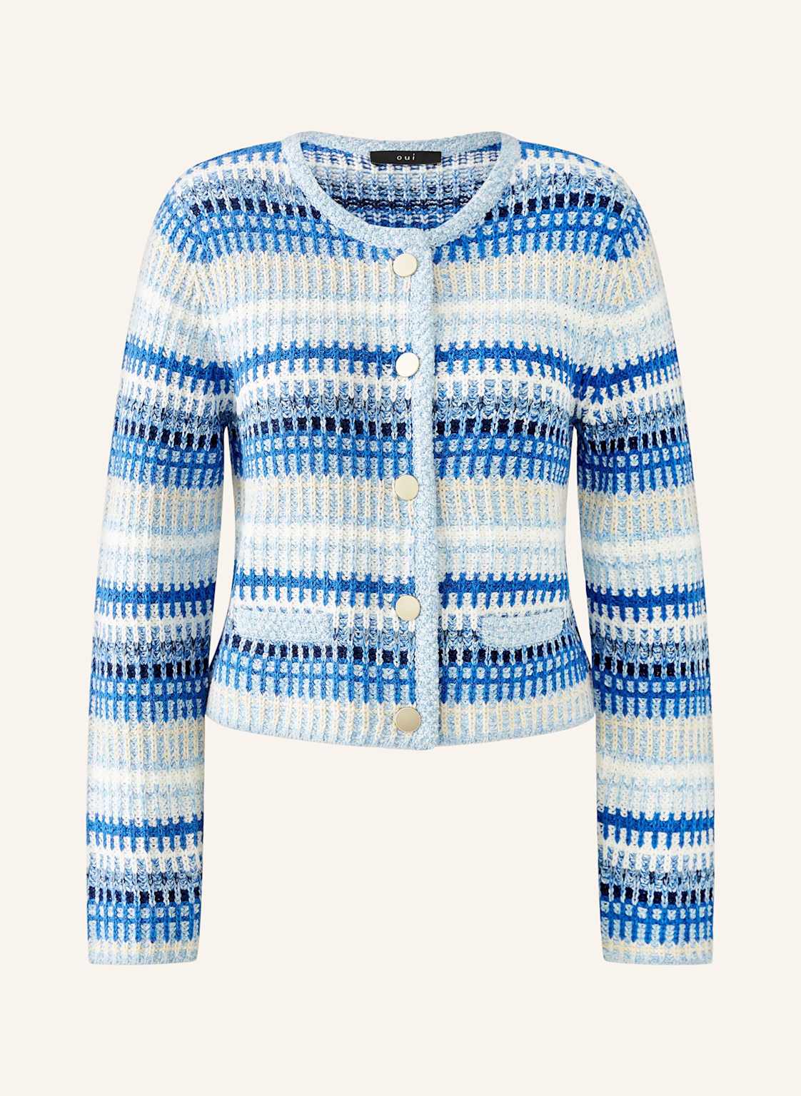 Oui Strickjacke blau Oui Strickjacke blau von Oui