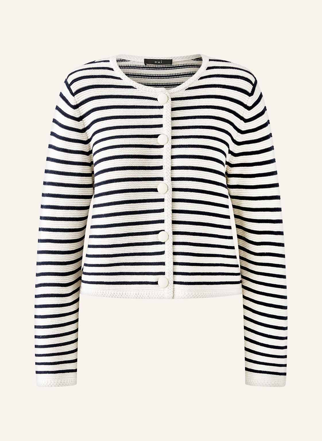 Oui Strickjacke weiss Oui Strickjacke weiss von Oui