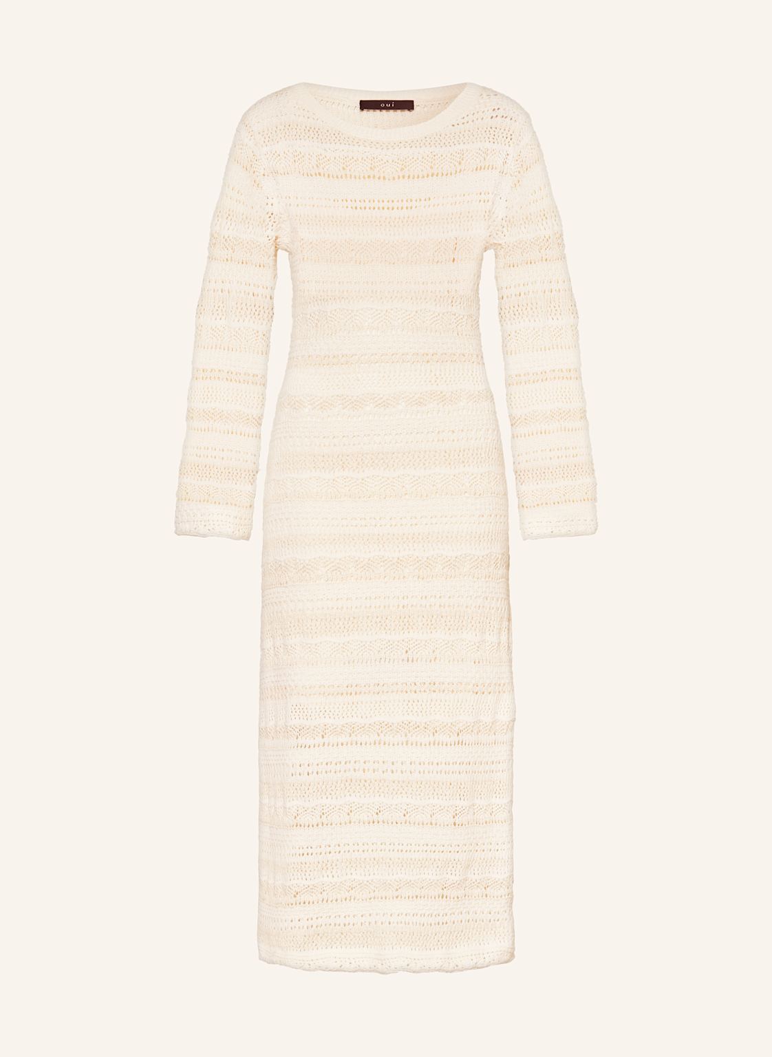 Oui Strickkleid beige von Oui