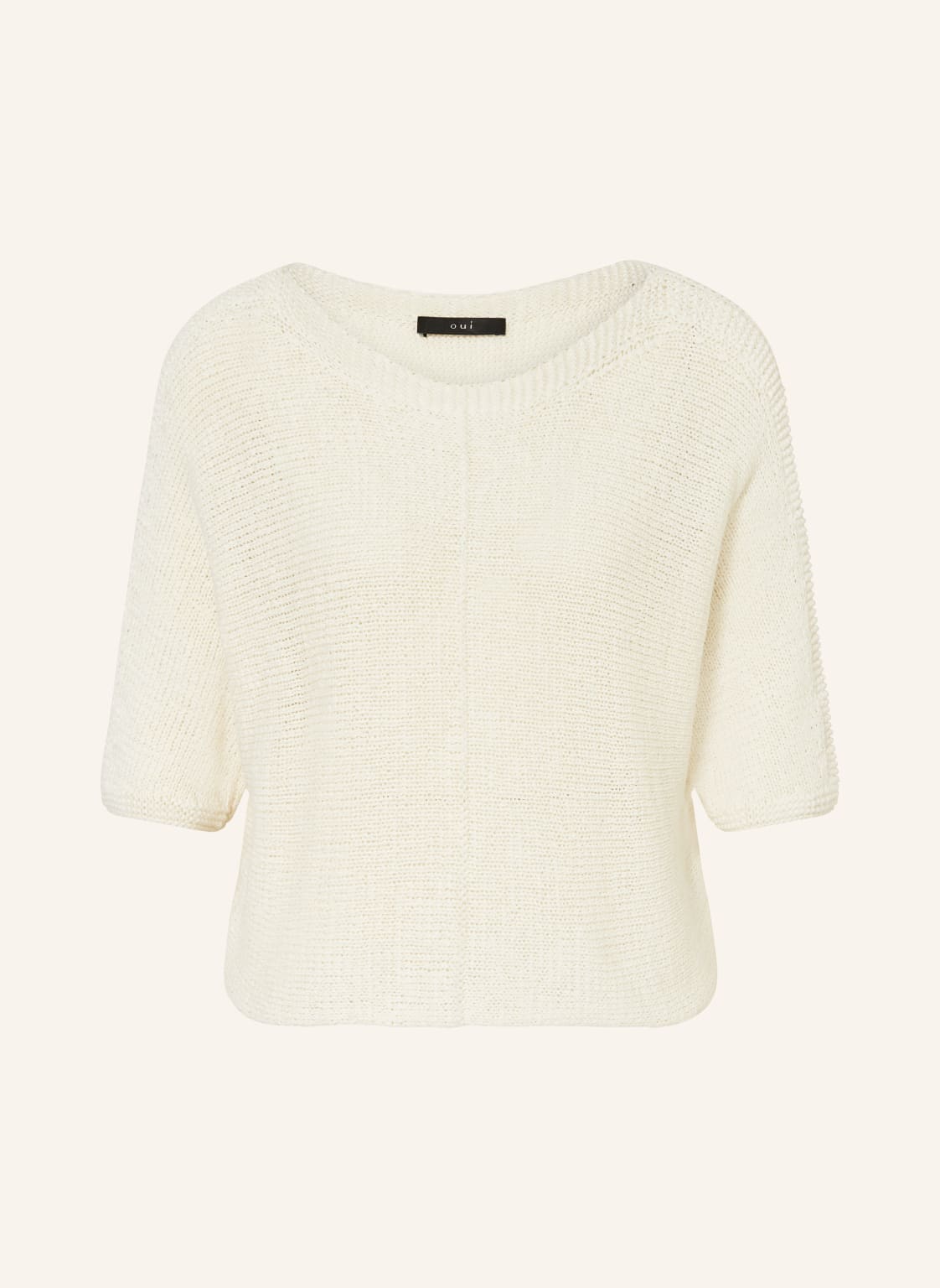 Oui Strickshirt beige von Oui