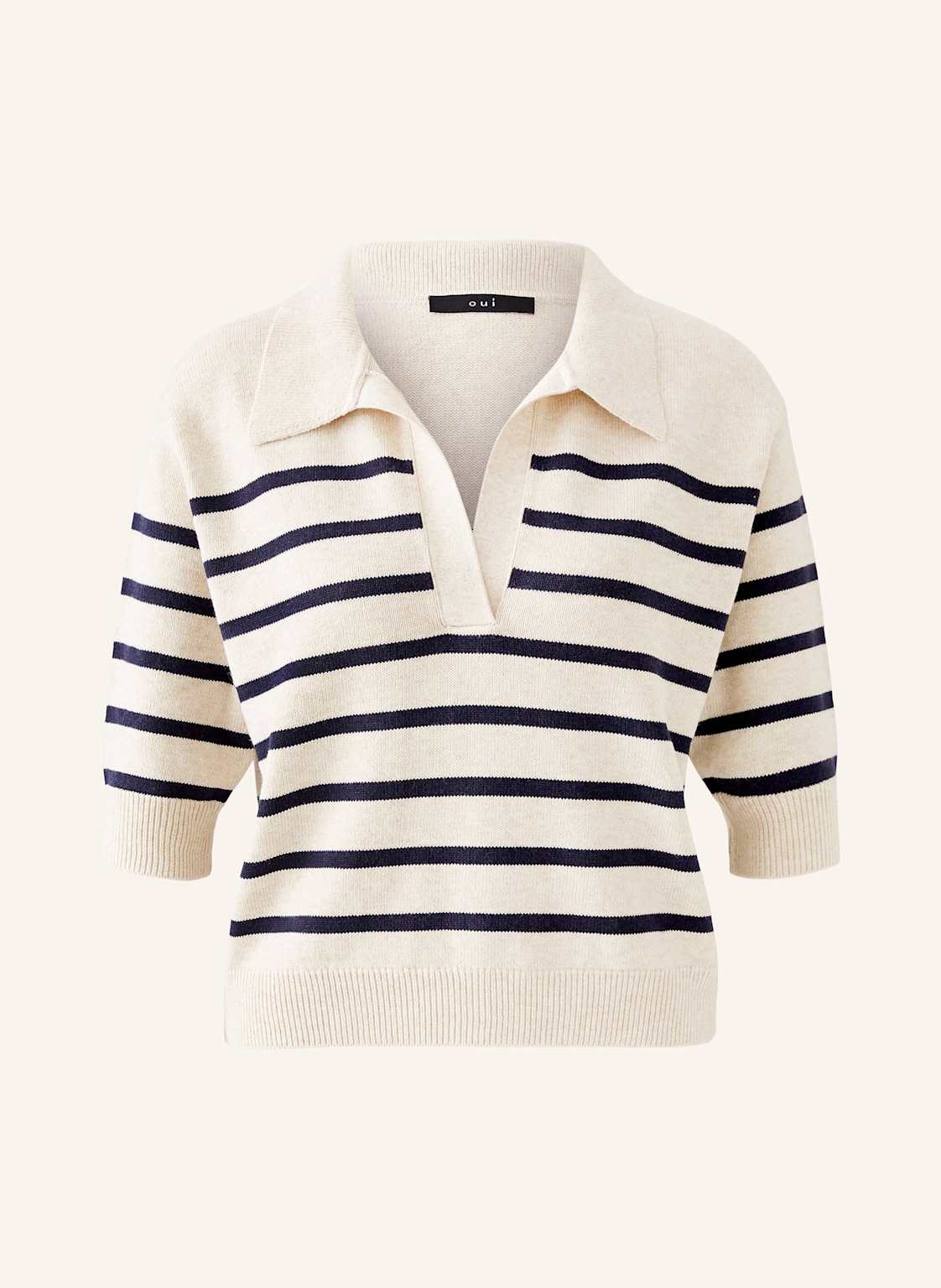 Oui Strickshirt blau Oui Strickshirt blau von Oui