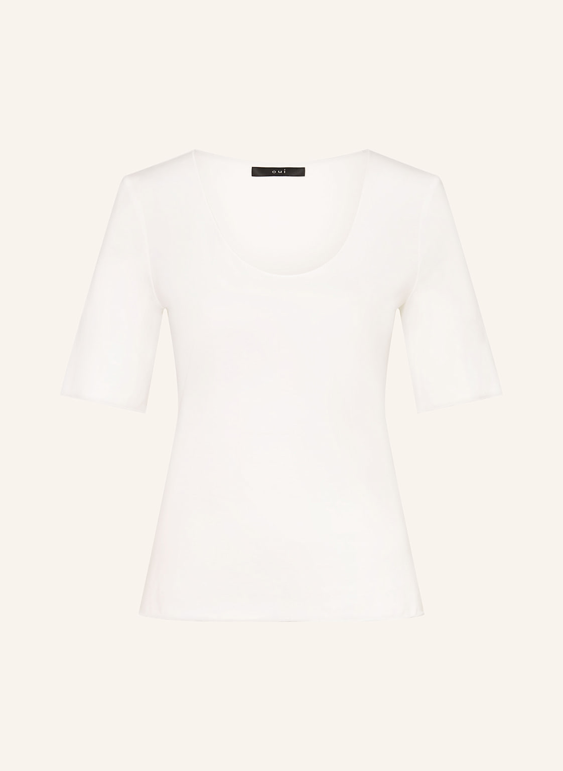 Oui T-Shirt Mit 3/4-Arm weiss Oui T-Shirt Mit 3/4-Arm weiss von Oui