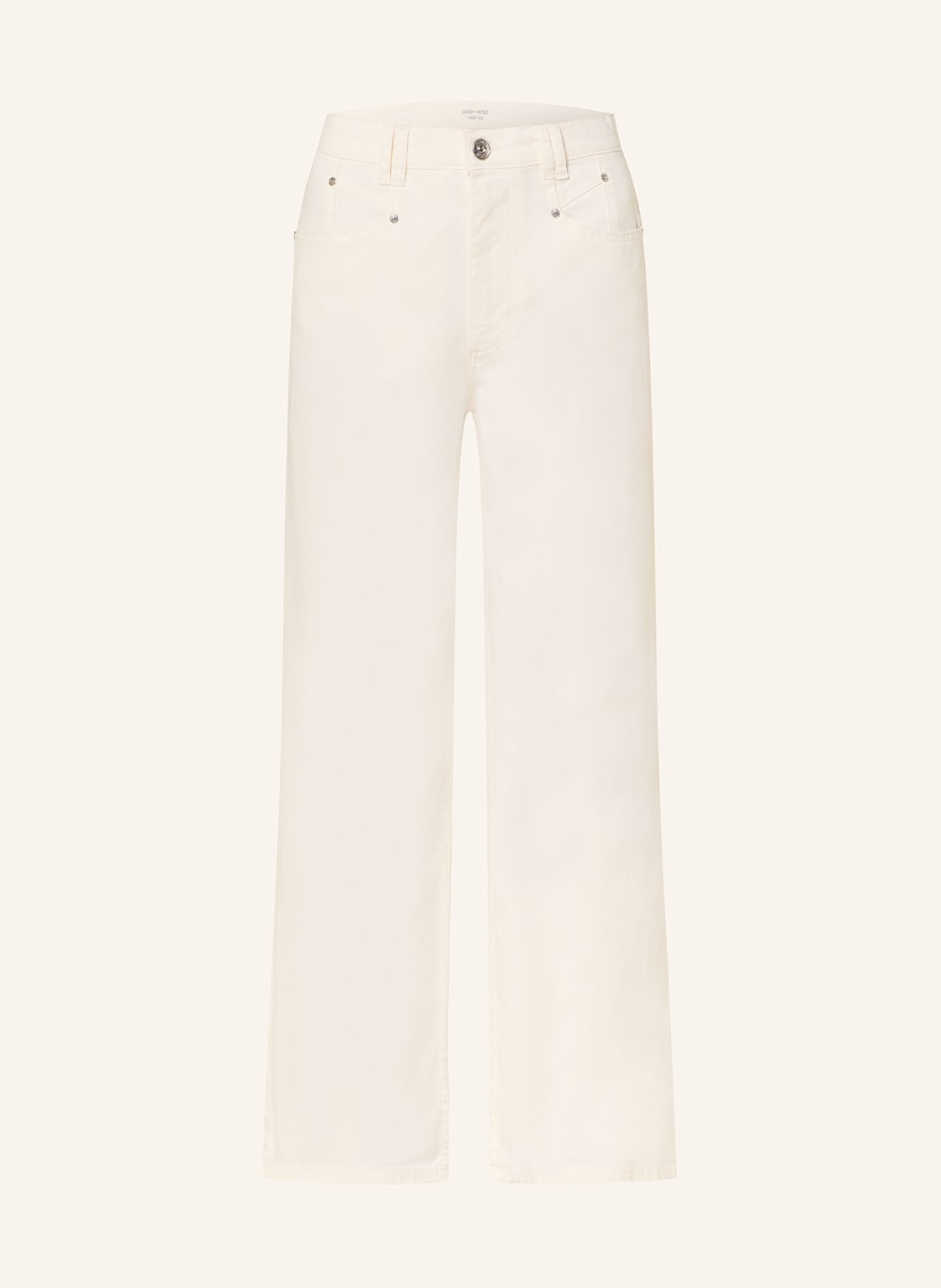 Oui Wide Leg Jeans weiss Oui Wide Leg Jeans weiss von Oui