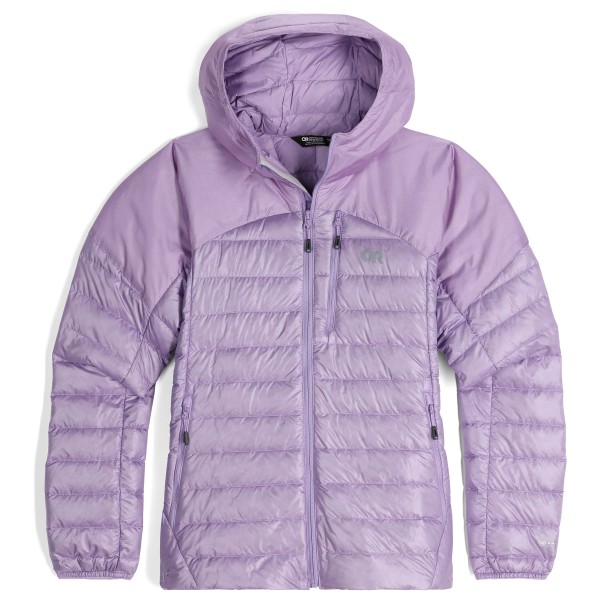 Outdoor Research - Women's Helium Down Hoodie - Daunenjacke Gr M lila von Outdoor Research