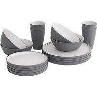 OUTWELL Gala Geschirr-Set 4 Personen grau von Outwell