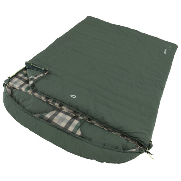 Outwell - Camper Lux Double - Kunstfaserschlafsack Gr 235 x 150 cm grün von Outwell