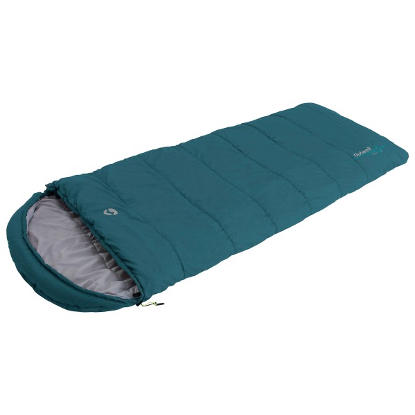 Outwell - Campion Lux Teal - Kunstfaserschlafsack Gr 225 x 85 cm teal von Outwell