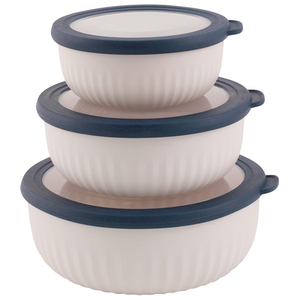 Outwell - Cookout Bowl Set With Lids - Essensaufbewahrung grau von Outwell