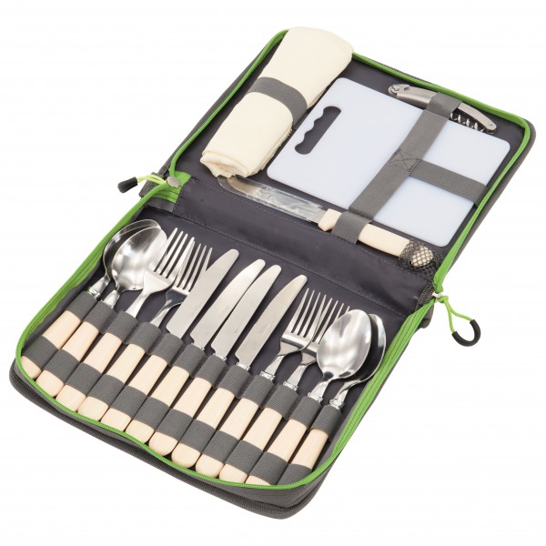 Outwell - Picnic Cutlery Set - Picknick-Set Gr 28 x 5 x 23 cm grau von Outwell