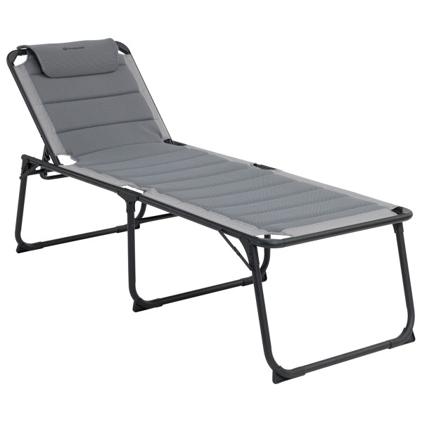 Outwell - Samoa - Sonnenliege Gr 70 x 200/214 x 49 cm grau von Outwell