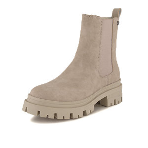 Oxmox Damen Chelsea Boot Beige von Oxmox