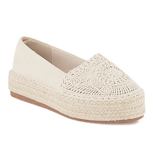 Oxmox Damen Espadrille Beige von Oxmox