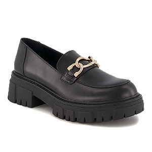 Oxmox Damen Loafer Schwarz von Oxmox