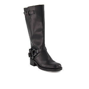 Oxmox Damen Stiefel Schwarz