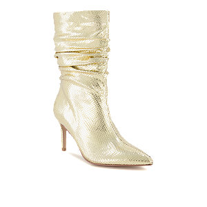 Oxmox Damen Stiefelette Gold von Oxmox