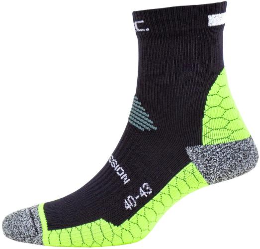 P.A.C PAC RN 6.2 Running Reflective Pro Mid Compression Men - black/neon yellow (Grösse: M40-43) von P.A.C