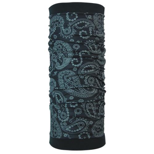 P.A.C Twisted Fleece - paisley black (Grösse: one si) von P.A.C