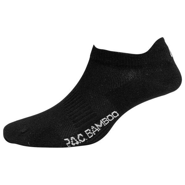 P.A.C. - Bamboo Footie - Multifunktionssocken Gr 35-38;39-42;43-47 schwarz von P.A.C.