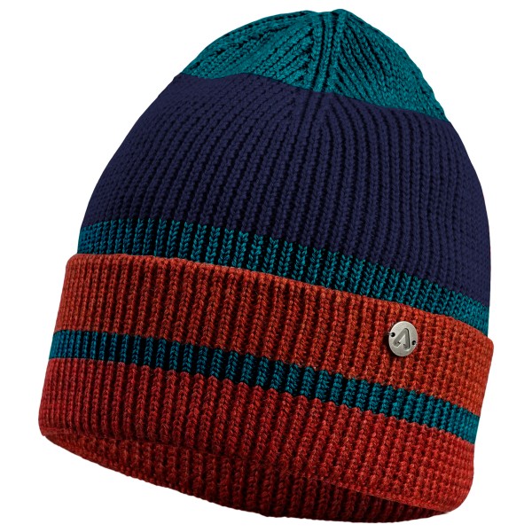 P.A.C. - Belua Merino Beanie - Mütze Gr One Size blau/rot von P.A.C.