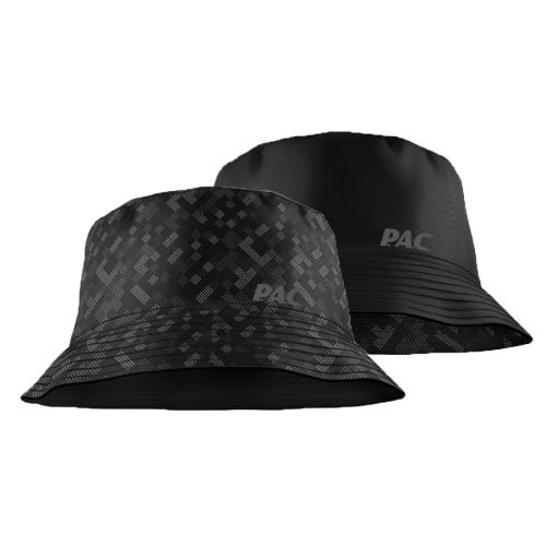 P.A.C. Bucket Hat Ledras L/XL - black AOP (Grösse: L/XL) von P.A.C