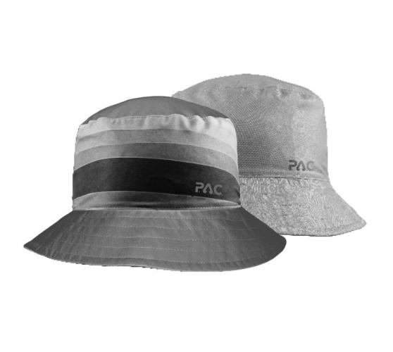 P.A.C. Bucket Hat Ledras L/XL - grey AOP (Grösse: L/XL) von P.A.C