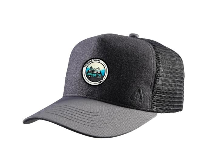 P.A.C. DIY Trucker Cap - grey caravan moun (Grösse: one si) von P.A.C