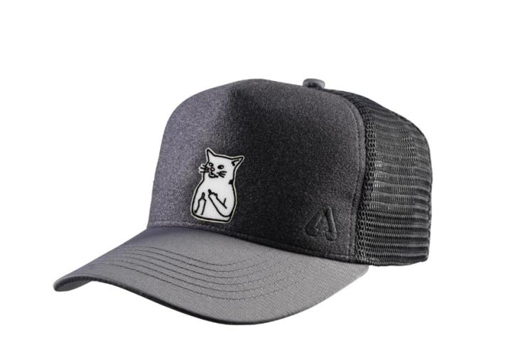 P.A.C. DIY Trucker Cap - grey cat (Grösse: one si) von P.A.C