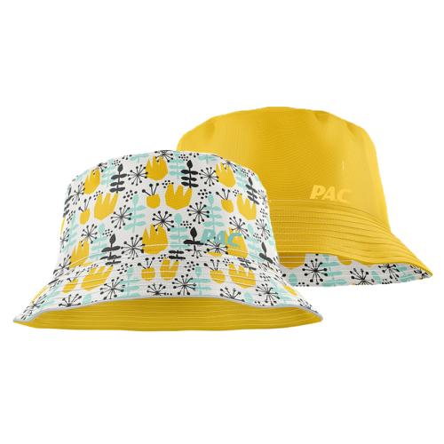 P.A.C. Kids Bucket Hat Ledras - yellow AOP (Grösse: one si) von P.A.C