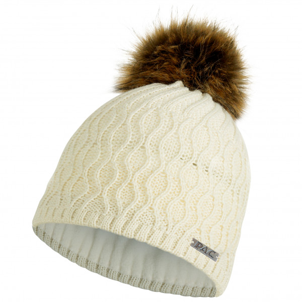 P.A.C. - Kids Kisala Pom Beanie - Mütze Gr One Size beige von P.A.C.