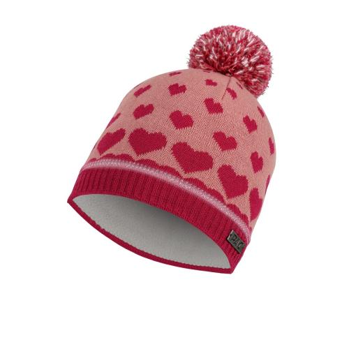 P.A.C. Kids Muzi Reflective Pom Beanie - pink (Grösse: one si) von P.A.C