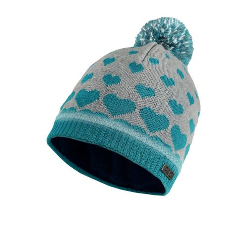 P.A.C. Kids Muzi Reflective Pom Beanie - turquoise (Grösse: one si) von P.A.C