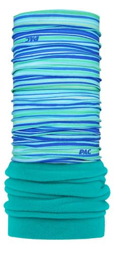 P.A.C. Kids Recycling Fleece - stripes blue (Grösse: one si) von P.A.C