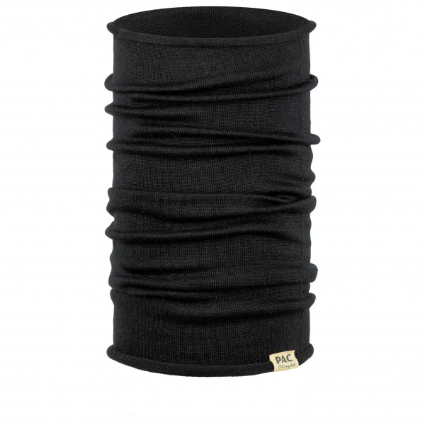 P.A.C. - Nature Merin 100% Recycled Merino Neckwarmer - Schlauchschal Gr One Size schwarz von P.A.C.